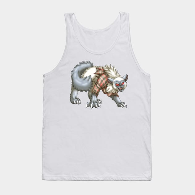 WereCat: Blue Point Tank Top by spyroid101